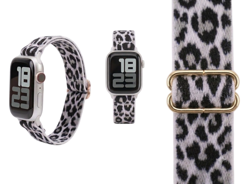 CORREA ANIMAL PRINT BLANCA COMPATIBLE HUAWEI WATCH FIT 3 4 5 PRO - 1