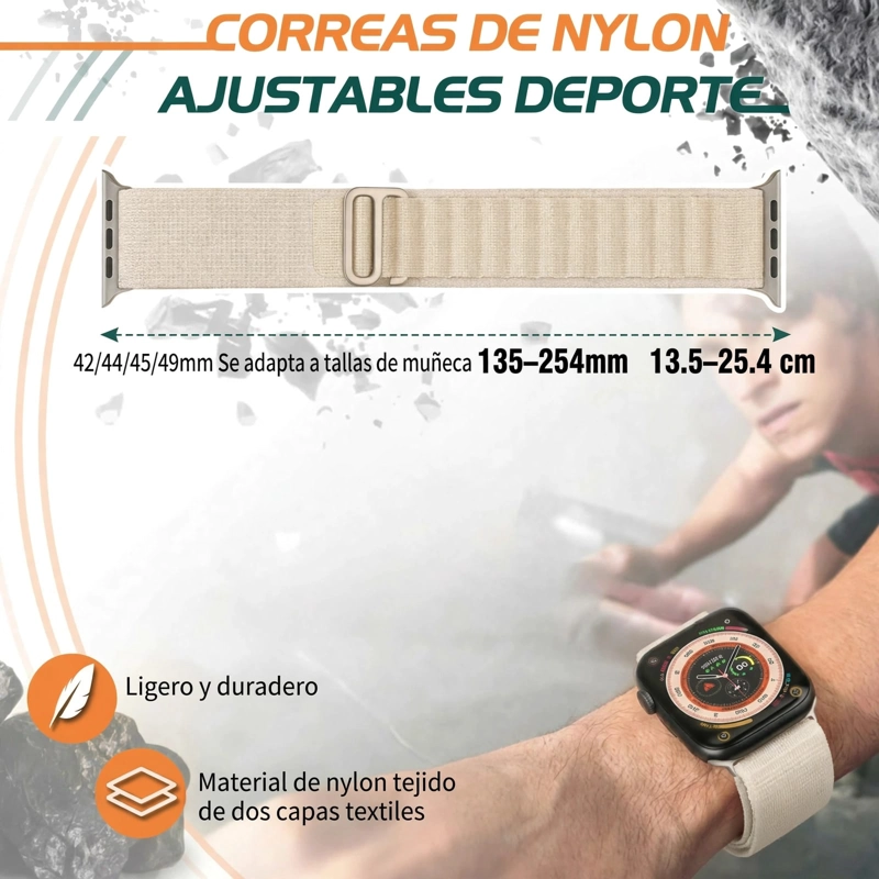 CORREA ALPINE COMPATIBLE APPLE WATCH 42/44/45/49MM ULTRA - 3