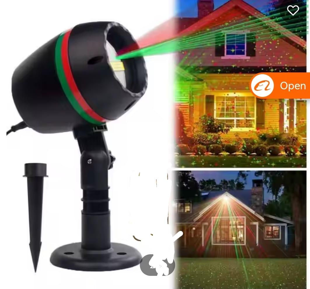 PROYECTOR 6 EN 1 LASER NAVIDAD EXTERIOR 6 FIGURAS DECORATIVAS - 2