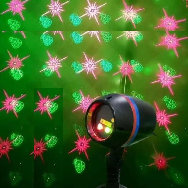 PROYECTOR 6 EN 1 LASER NAVIDAD EXTERIOR 6 FIGURAS DECORATIVAS - 4