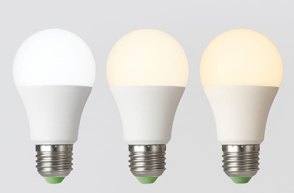 AMPOLLETA LED MULTI LUZ 7W E27 FRIA, CALIDA Y NEUTRA 3 EN 1 - 1