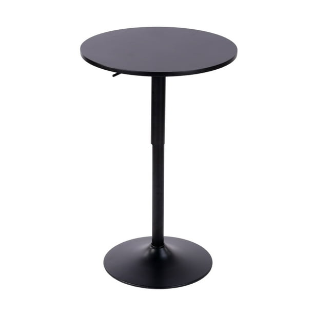 MESA ALTA REGULABLE 70 A 90CM DIAMETRO 60CM CAPACIDAD 40 KG NEGRO - 1