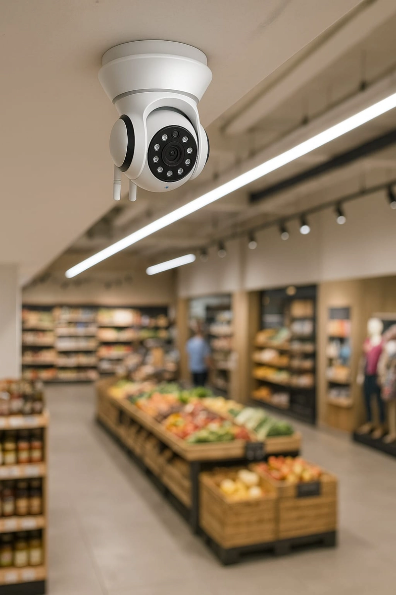 CAMARA WIFI INTELIGENTE FULL HD VISION NOCTURNA, DETECCION DE MOVIMIENTO Y AUDIO BIDIRECCIONAL - 2