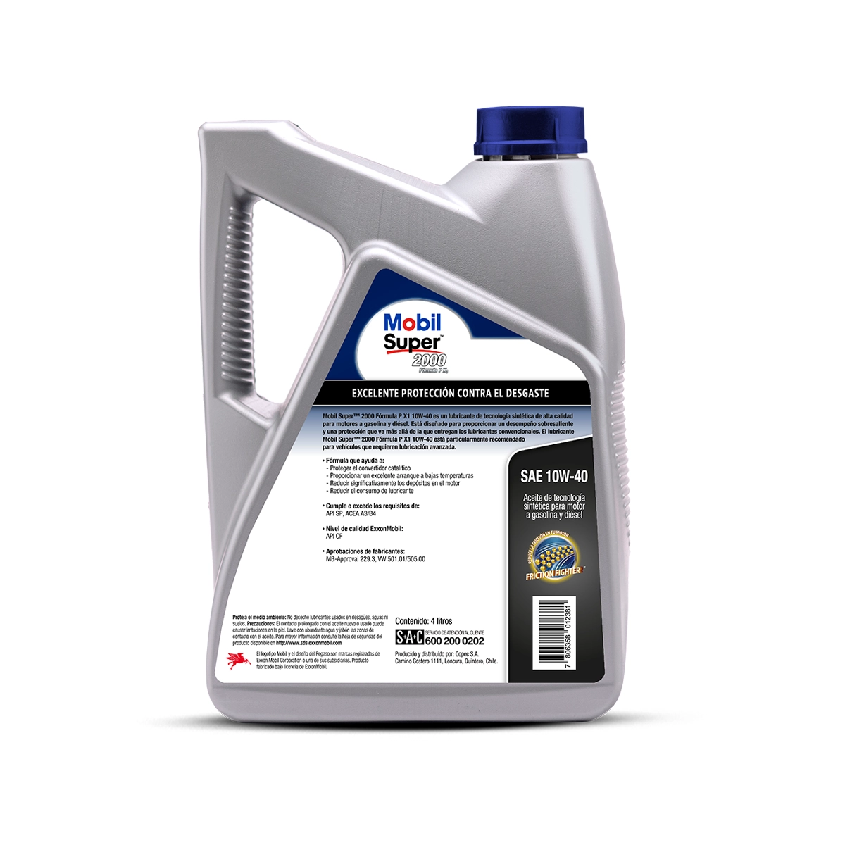 ACEITE MOBIL SUPER 2000 10W40 4L - 2