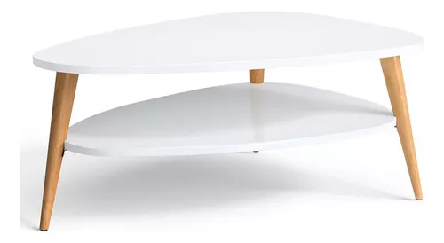 MESA DE CENTRO OVOIDE DOS NIVELES 90X50X42CM - 3