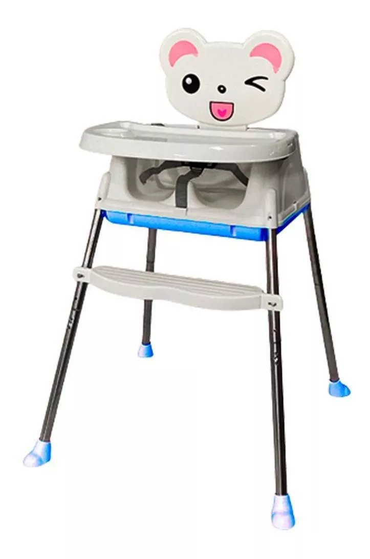 SILLA COMER CELESTE NIÑOS 3 EN 1 AJUSTABLE ALTURA - 4