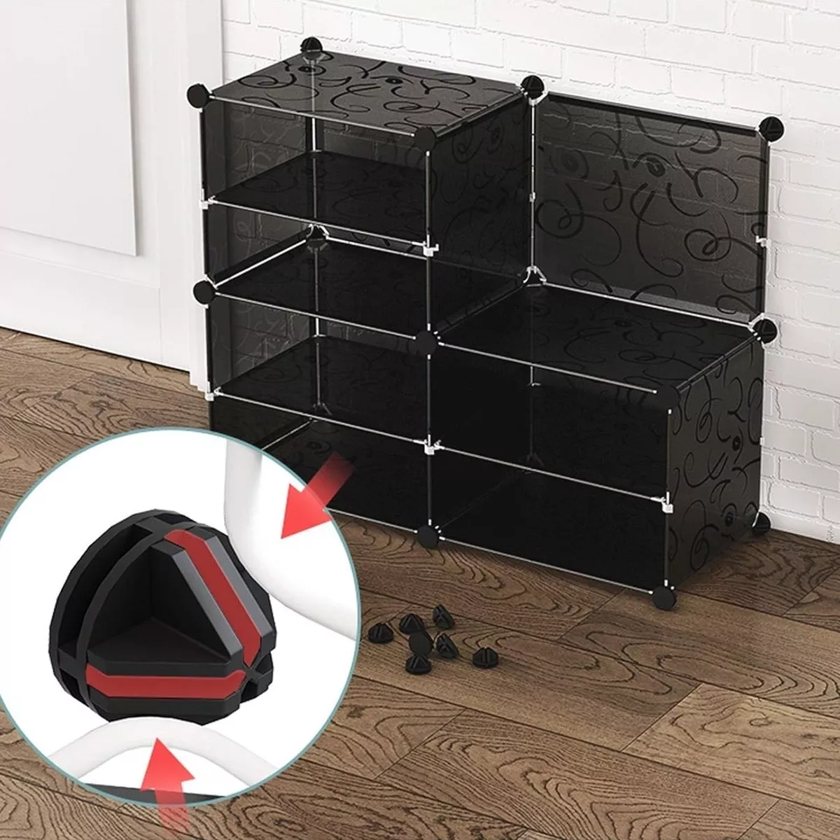 ZAPATERO ORGANIZADOR DE ZAPATOS ARMABLE COMBINACION LIBRE 4 - 3