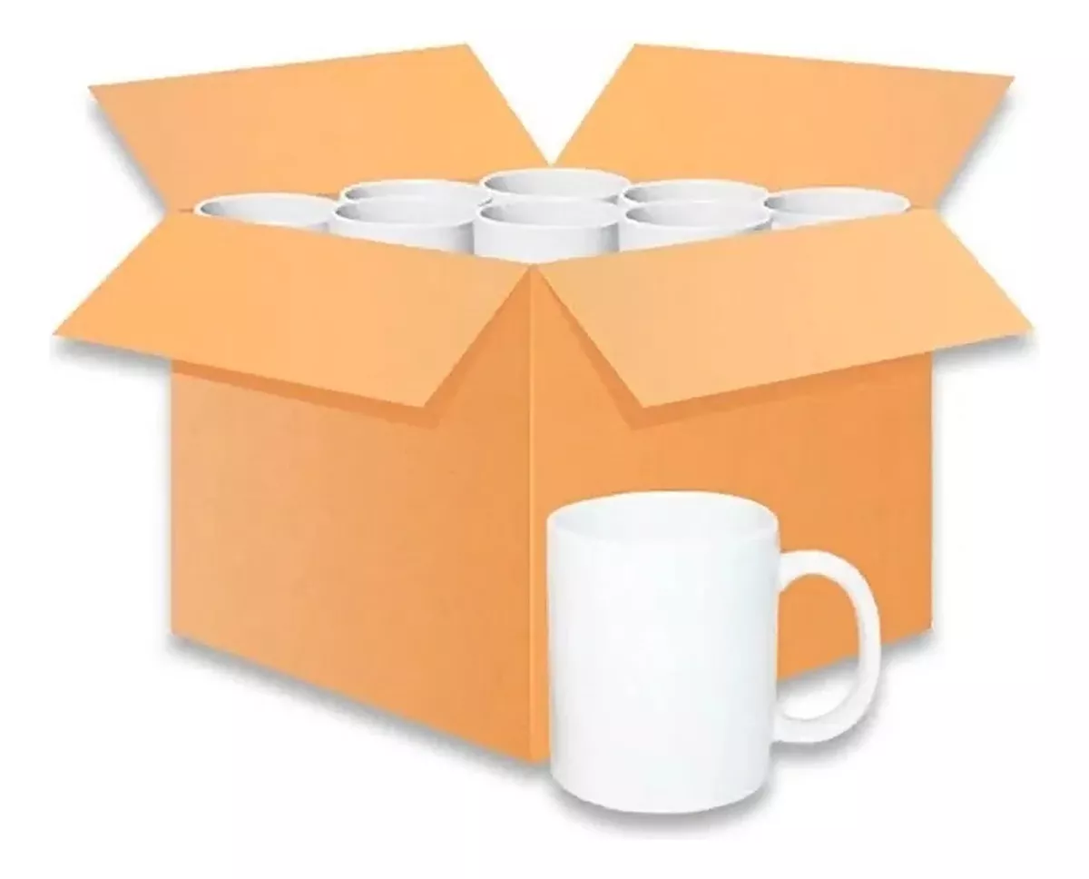 CAJA 36 TAZONES ESTAMPAR SUBLIMACION BLANCO GRADO A 11OZ - 2