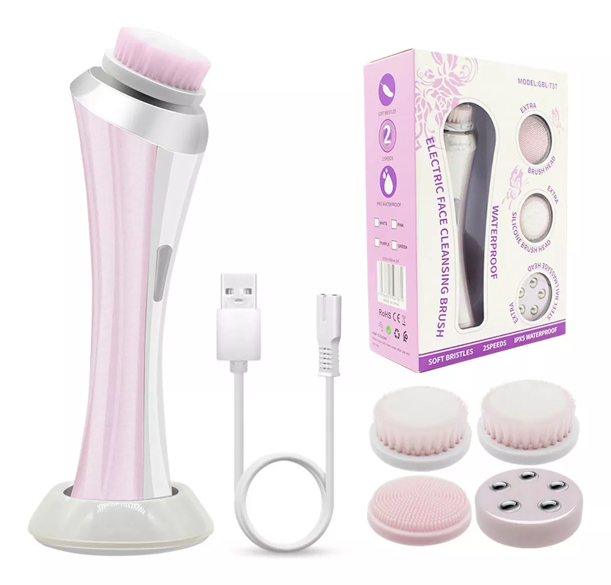 CEPILLO FACIAL ELÉCTRICO 4 EN 1 - 1