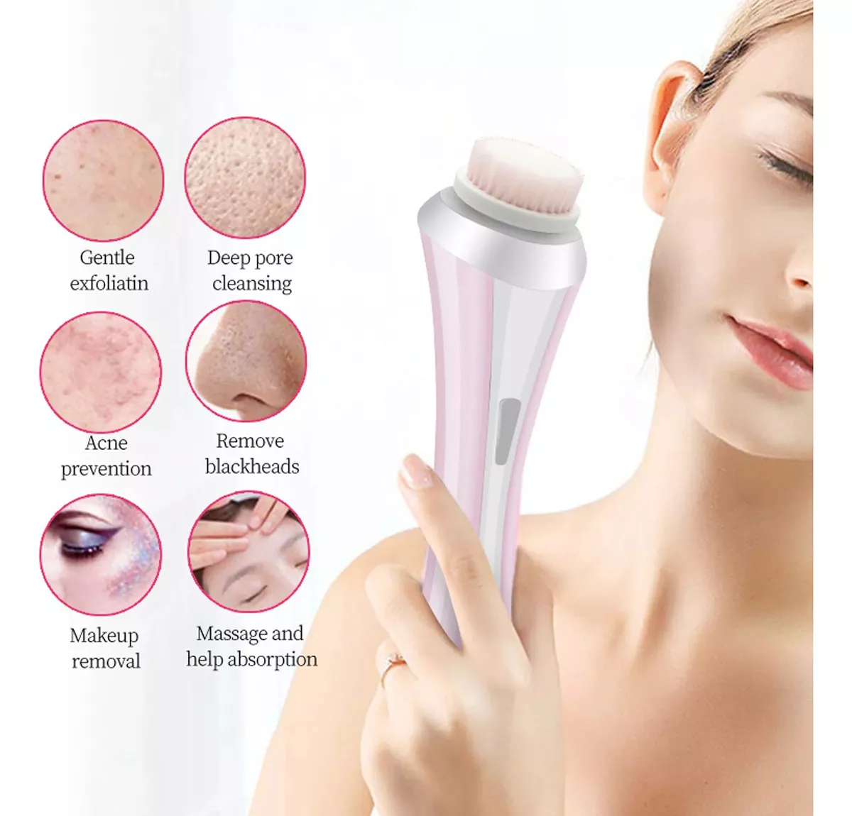 CEPILLO FACIAL ELÉCTRICO 4 EN 1 - 3