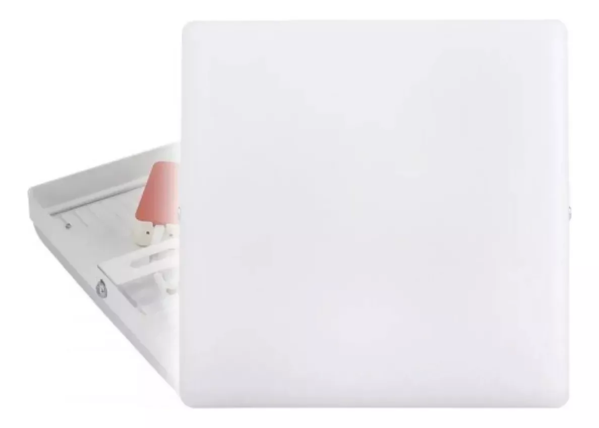 FOCO PANEL PLAFÓN LED 18W SOBREPUESTO 12 CM CUADRADO FRIO BLANCO - 2