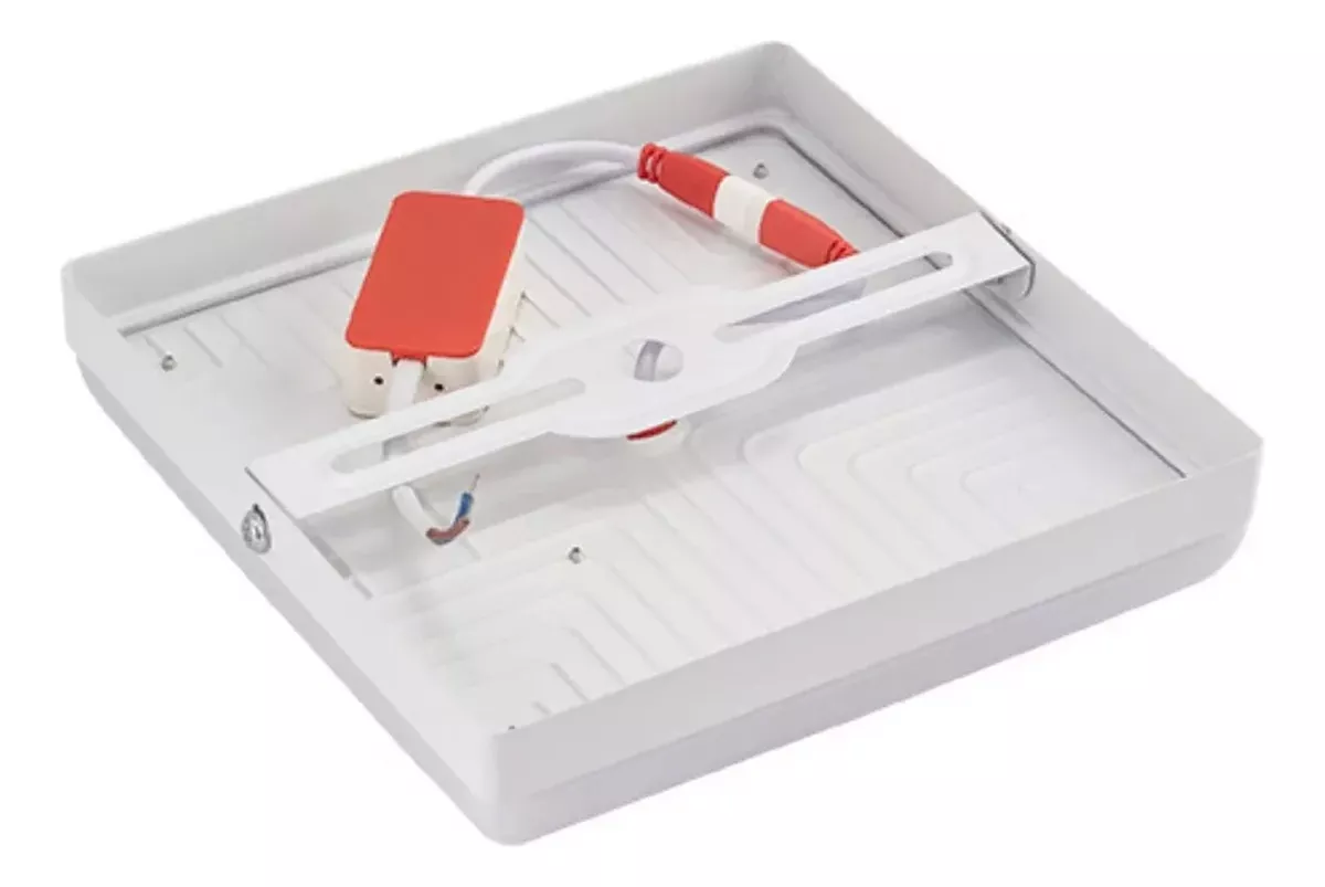 FOCO PANEL PLAFÓN LED 18W SOBREPUESTO 12 CM CUADRADO FRIO BLANCO - 3