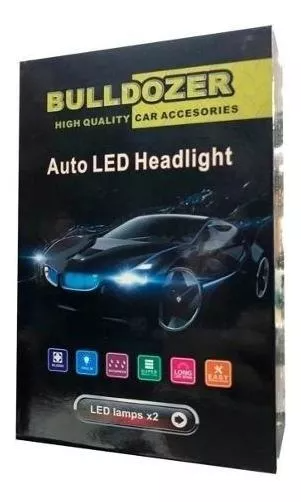 LUCES LED PARA AUTO BULLDOZER 7600 LUMENES H3 CC - 2
