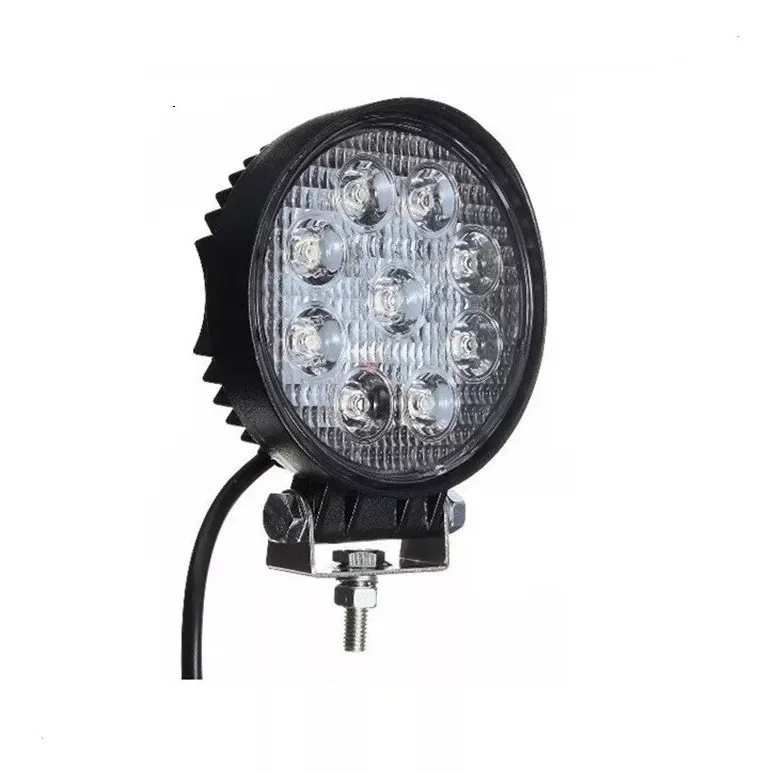 FOCO NEBLINERO AUTO REDONDO 12V - 24V CON ANCLAJES - 1
