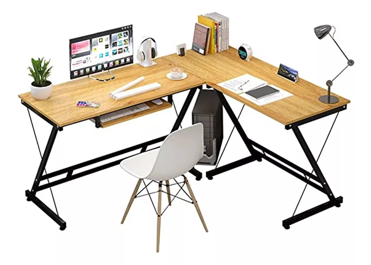 ESCRITORIO OFICINA MADERA L - 1