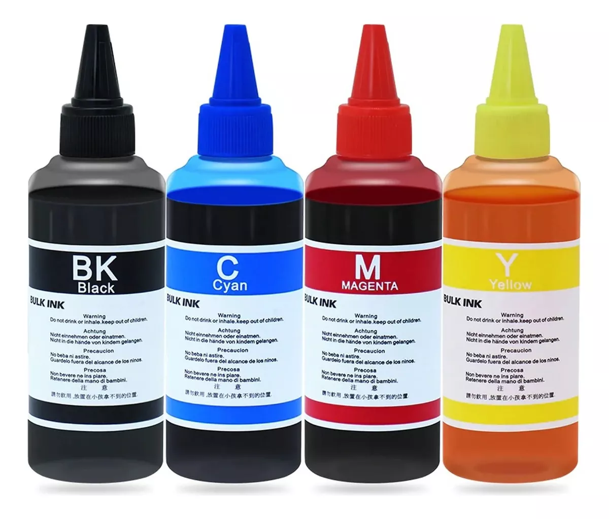 PACK TINTA SUBLIMACIÓN 4 DE 100ML PREMIUM UNIVERSAL - 1