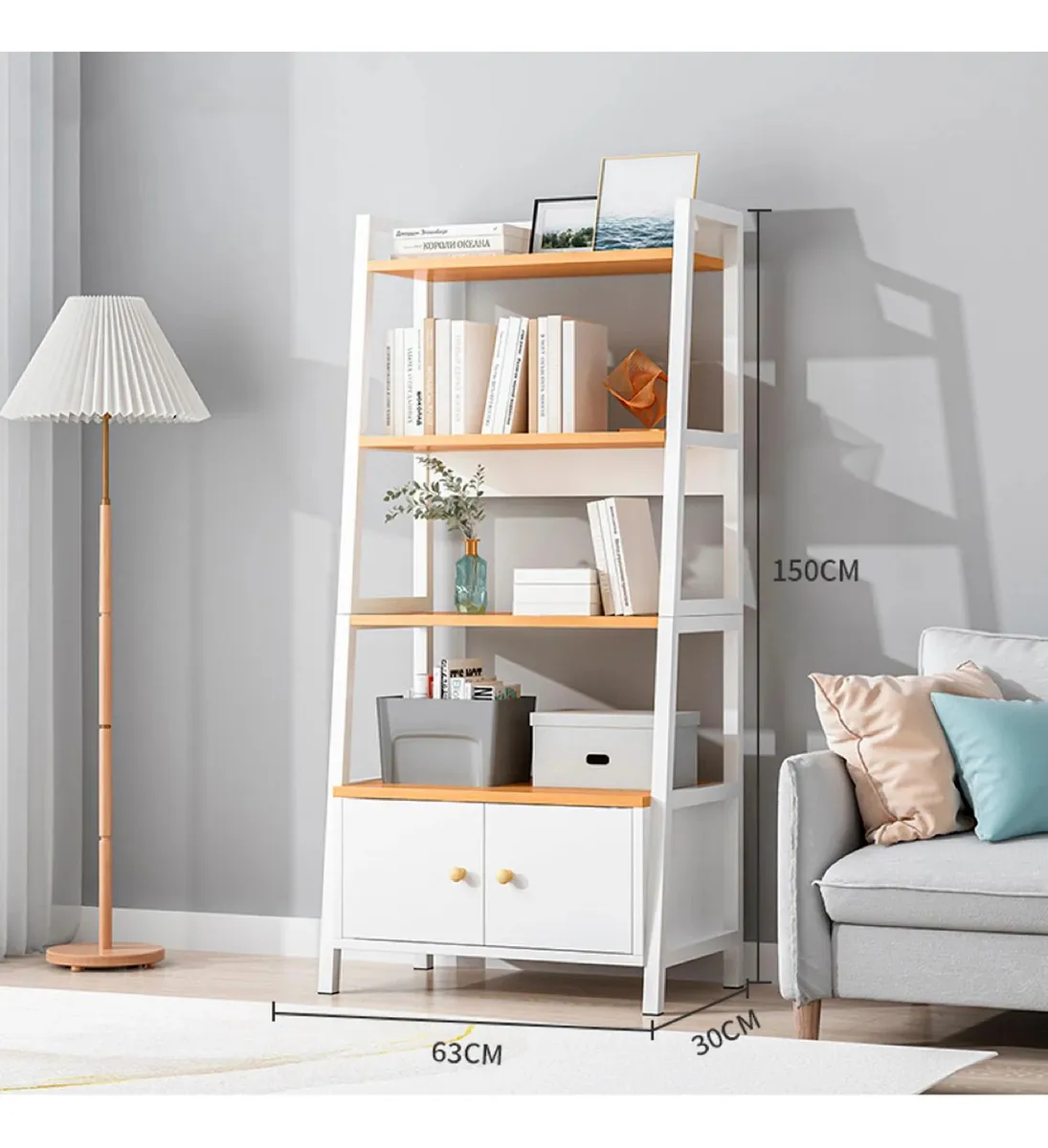 ESTANTE LIVING LIBRERO 65X40X150CM - 3