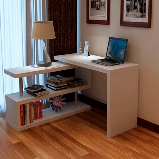 ESCRITORIO MODERNO EN L 140X50X75CM - 4