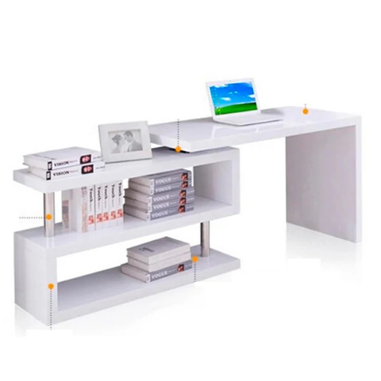 ESCRITORIO MODERNO EN L 140X50X75CM - 5