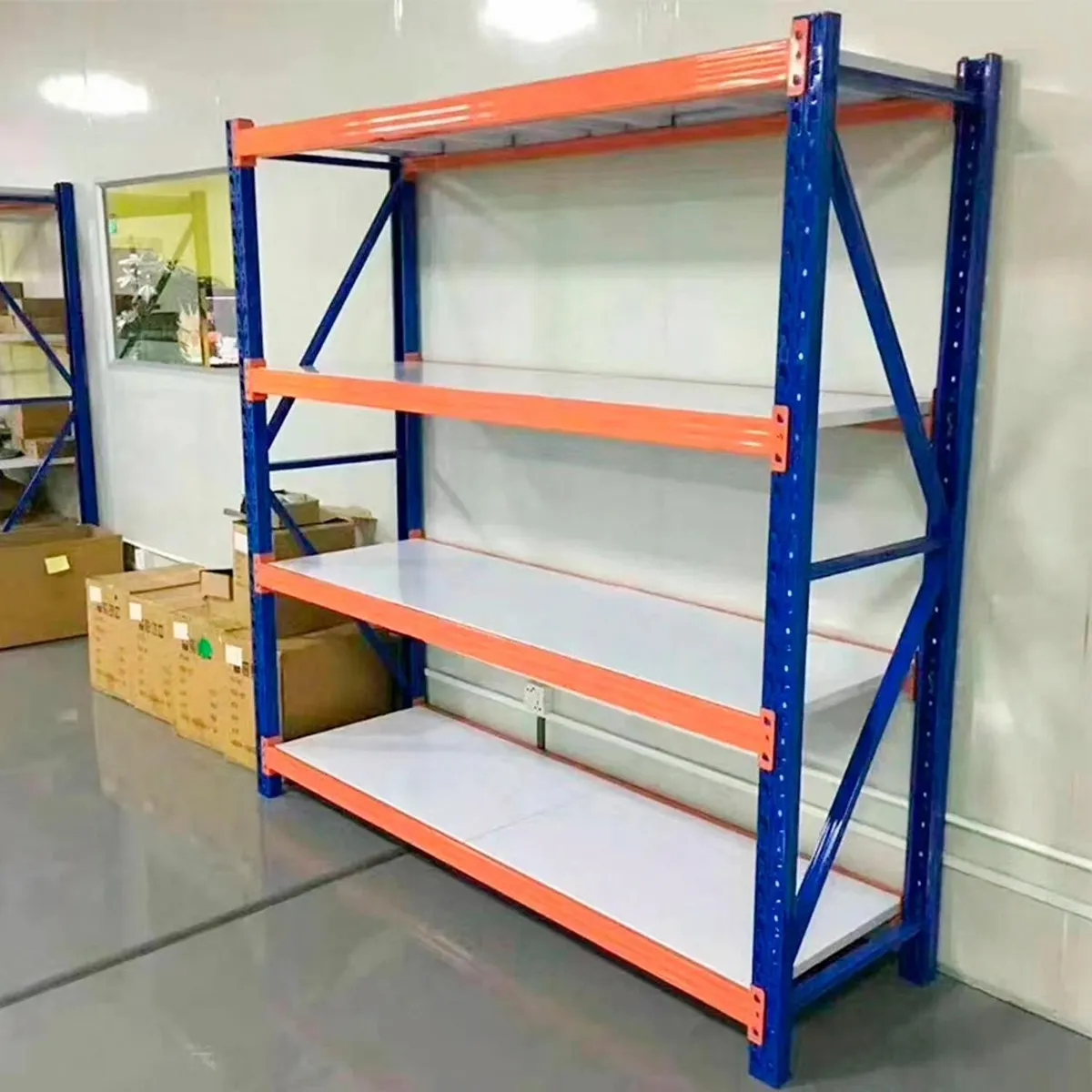 ESTANTE METÁLICO RACK 200X200X60CM 800KG - 3