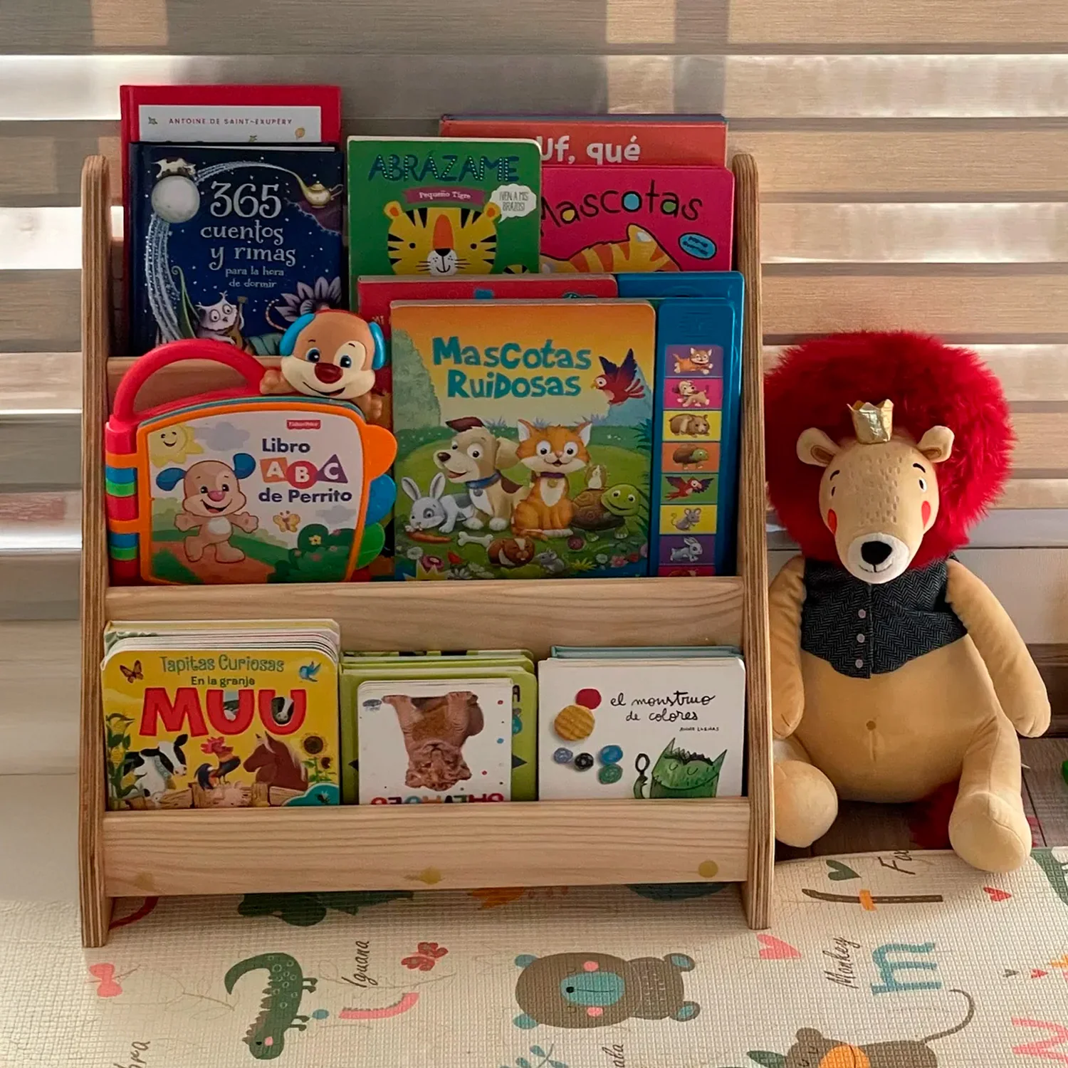 LIBRERO ORGANIZADOR INFANTIL MONTESSORI 76X38X91CM - 2