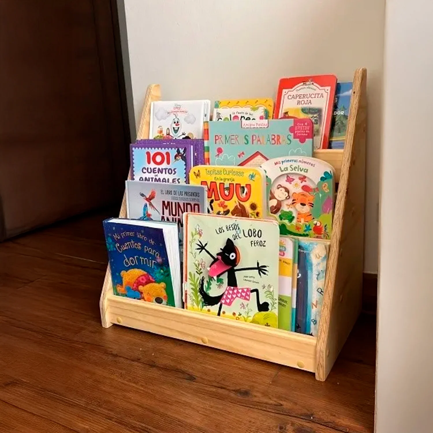 LIBRERO ORGANIZADOR INFANTIL MONTESSORI 76X38X91CM - 3