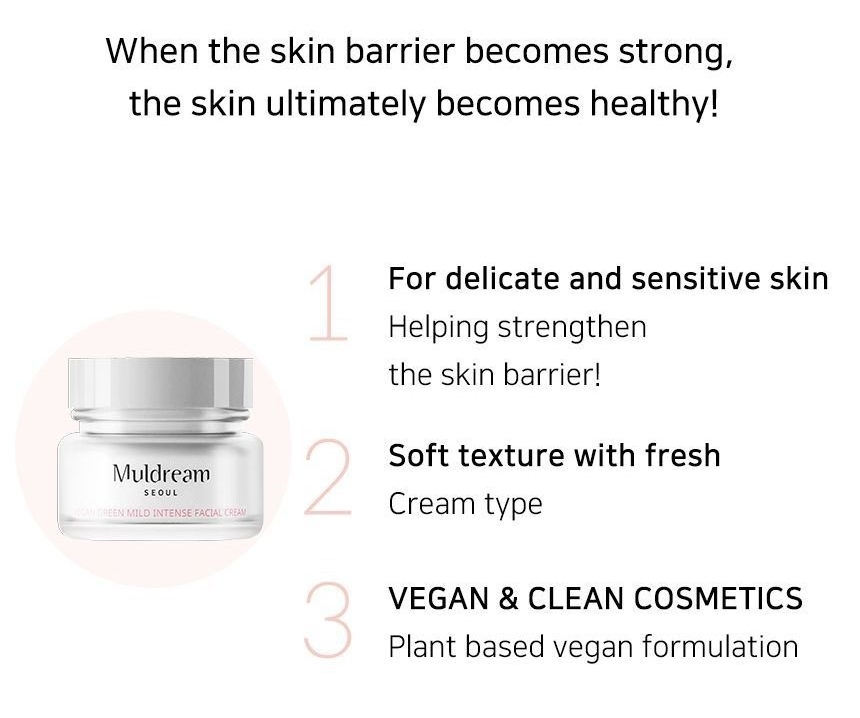 CREMA BARRERA HIDRATANTE INTENSE FACIAL - COSMÉTICA COREANA VEGANA - 3