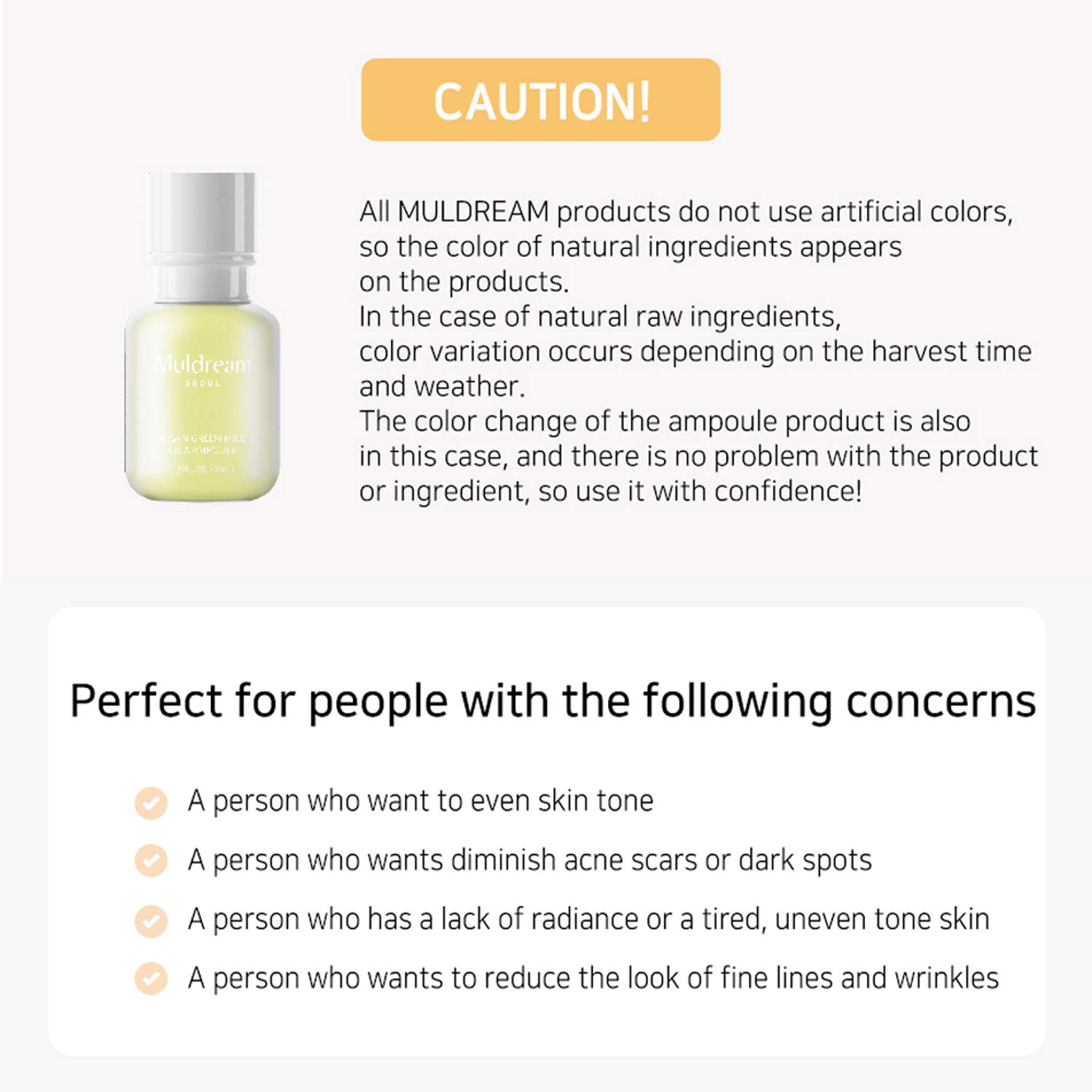 AMPOLLA VITAMINA VEGAN GREEN MILD - COSMÉTICA COREANA - 3