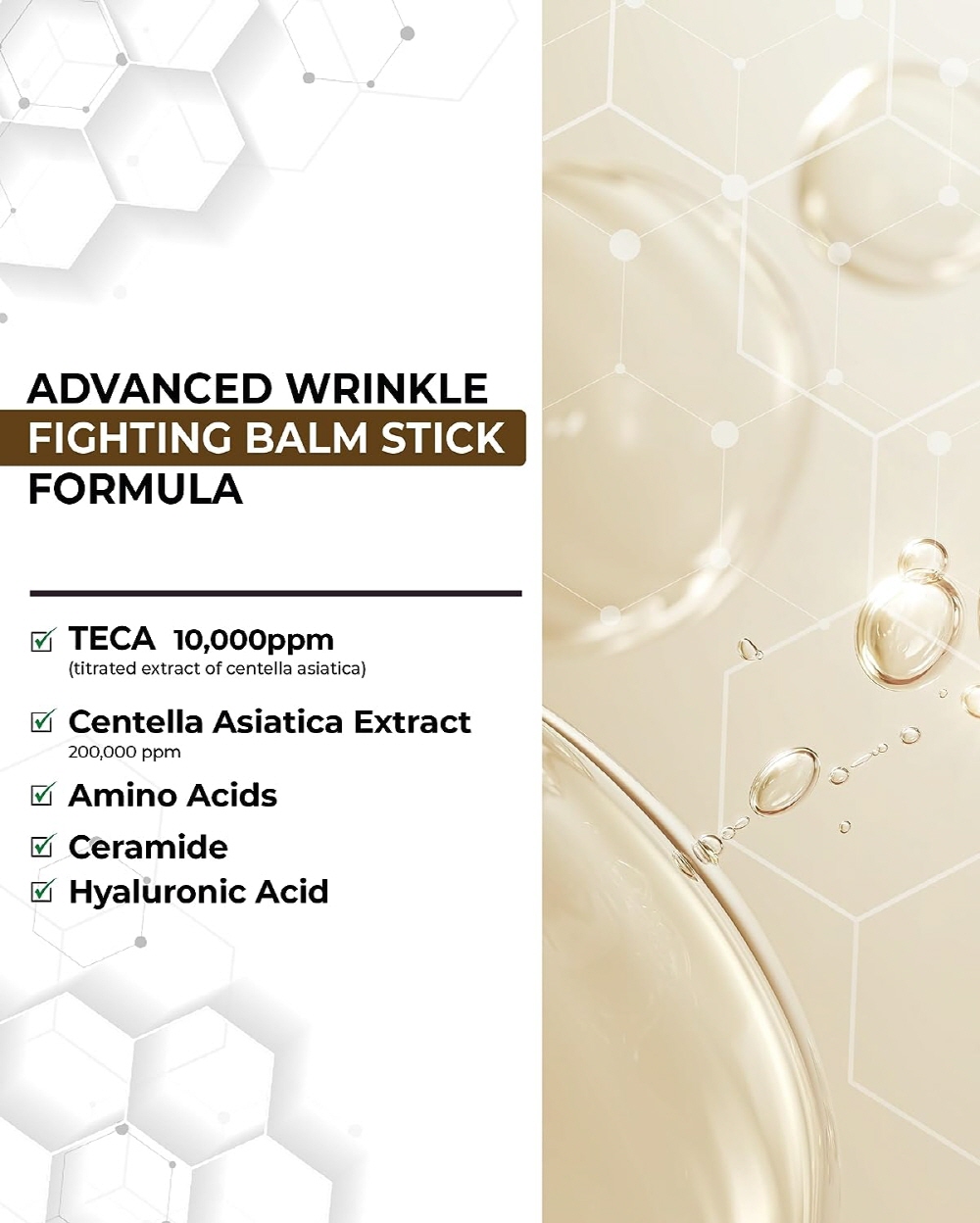 BARRA BARRA ANTIARRUGAS/ CALMANTE E HIDRATANTE / WRINKLE CAPTURE STICK- COSMÉTICA COREANA - 5
