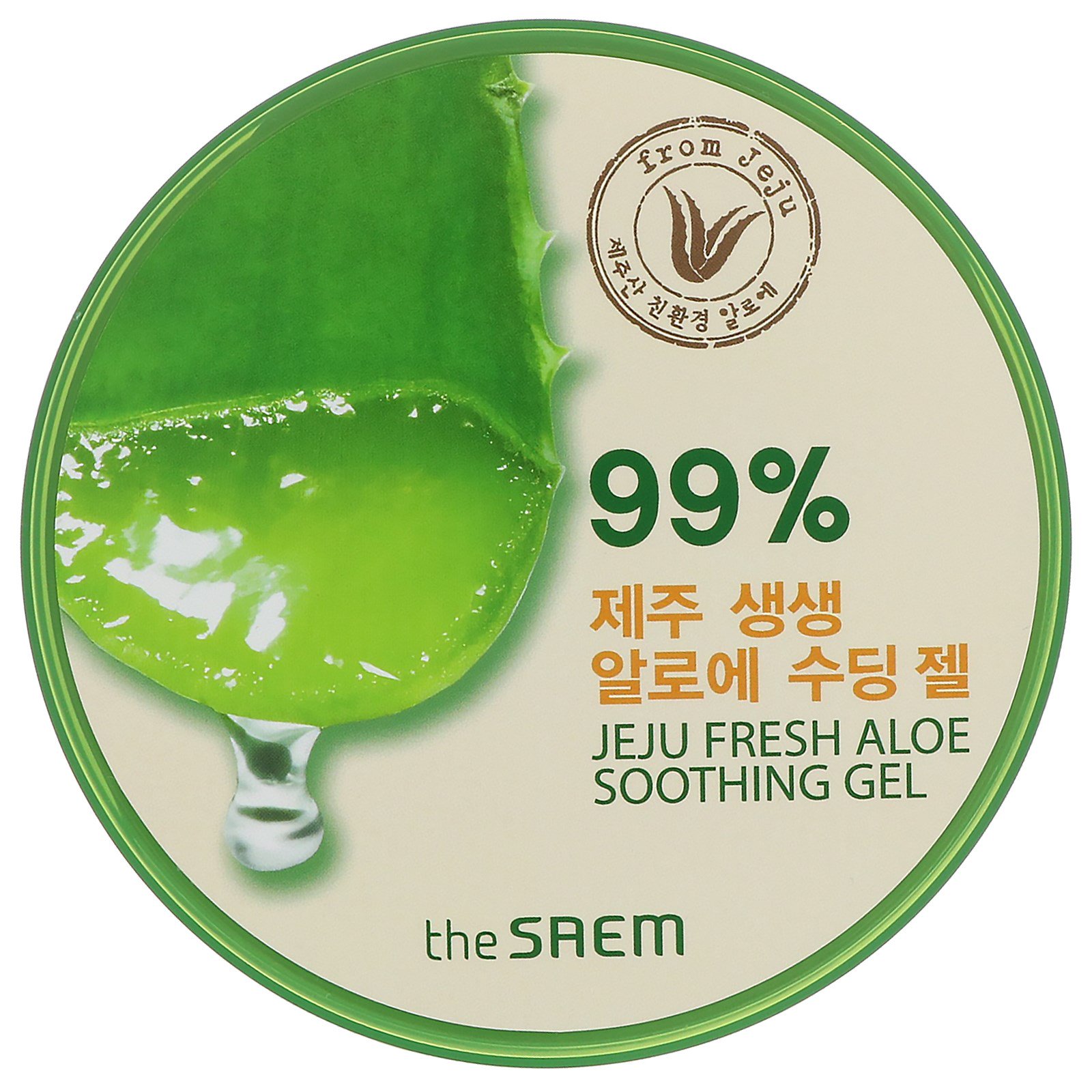 THE SAEM / GEL 99% ALOE VERA JEJU FRESH ALOE SOOTHING - COSMÉTICA COREANA - 1