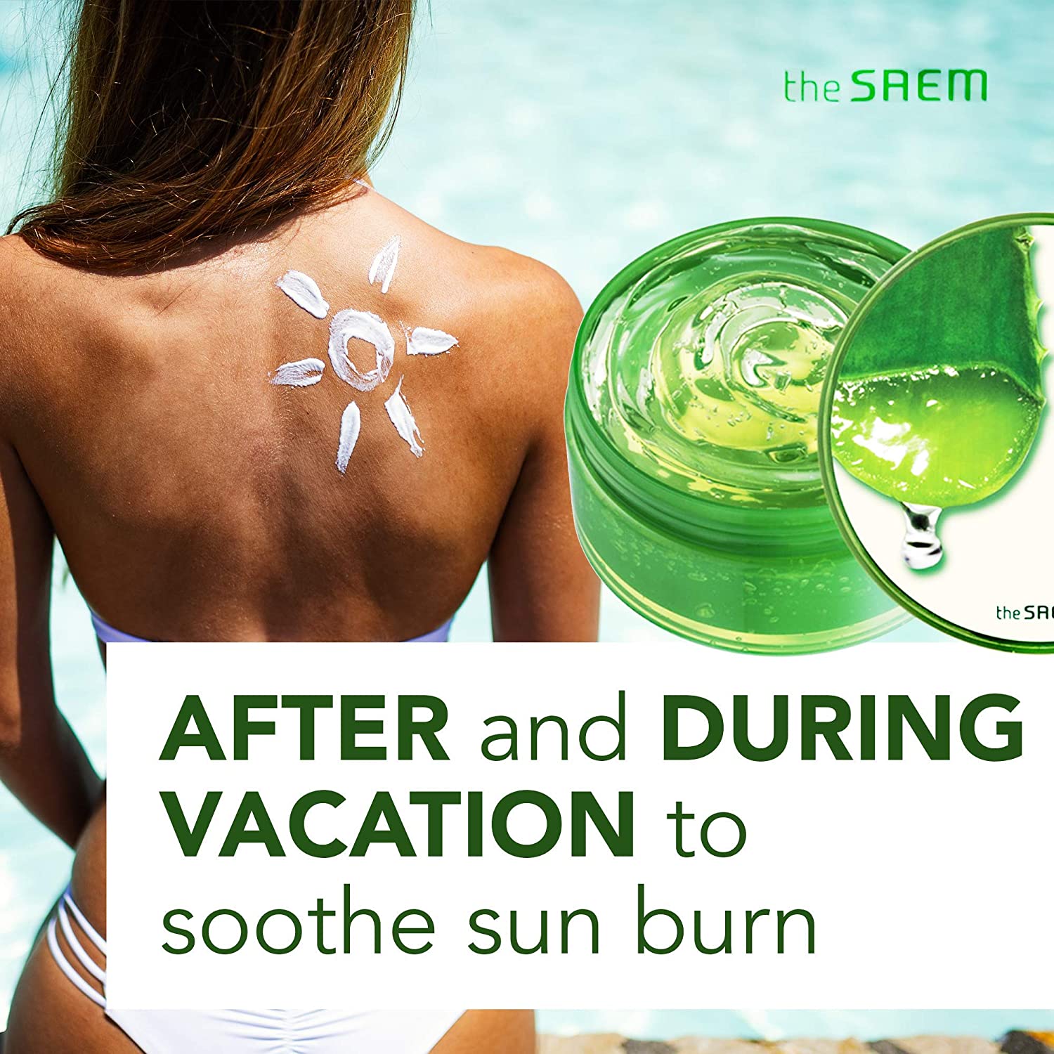 THE SAEM / GEL 99% ALOE VERA JEJU FRESH ALOE SOOTHING - COSMÉTICA COREANA - 3