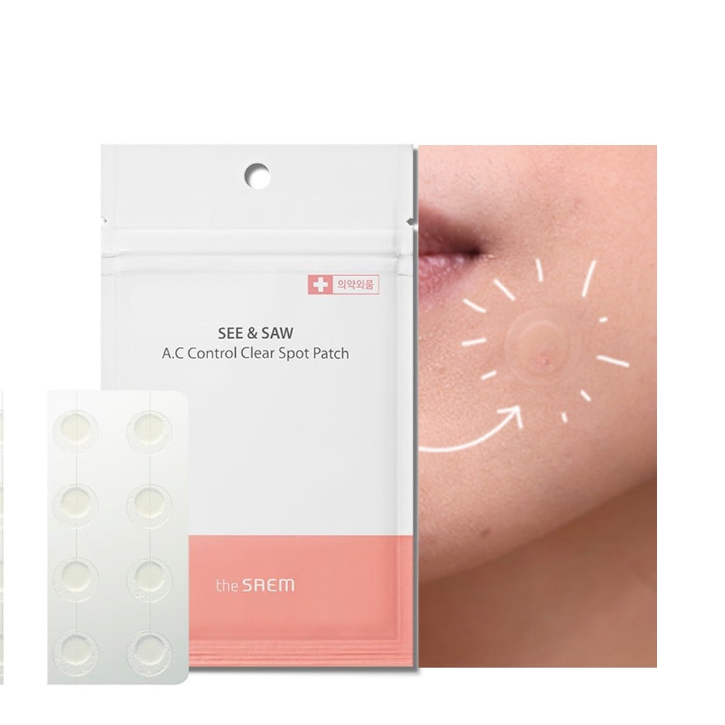 PARCHES ANTI ACNÉ SEE & SAW CLEAR SPOT PATCH - COSMÉTICA COREANA - 3
