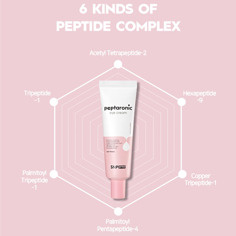 SNP CREMA CONTORNO DE OJOS CON PÉPTIDOS Y ÁCIDO HIALURÓNICO - COSMÉTICA COREANA - 4