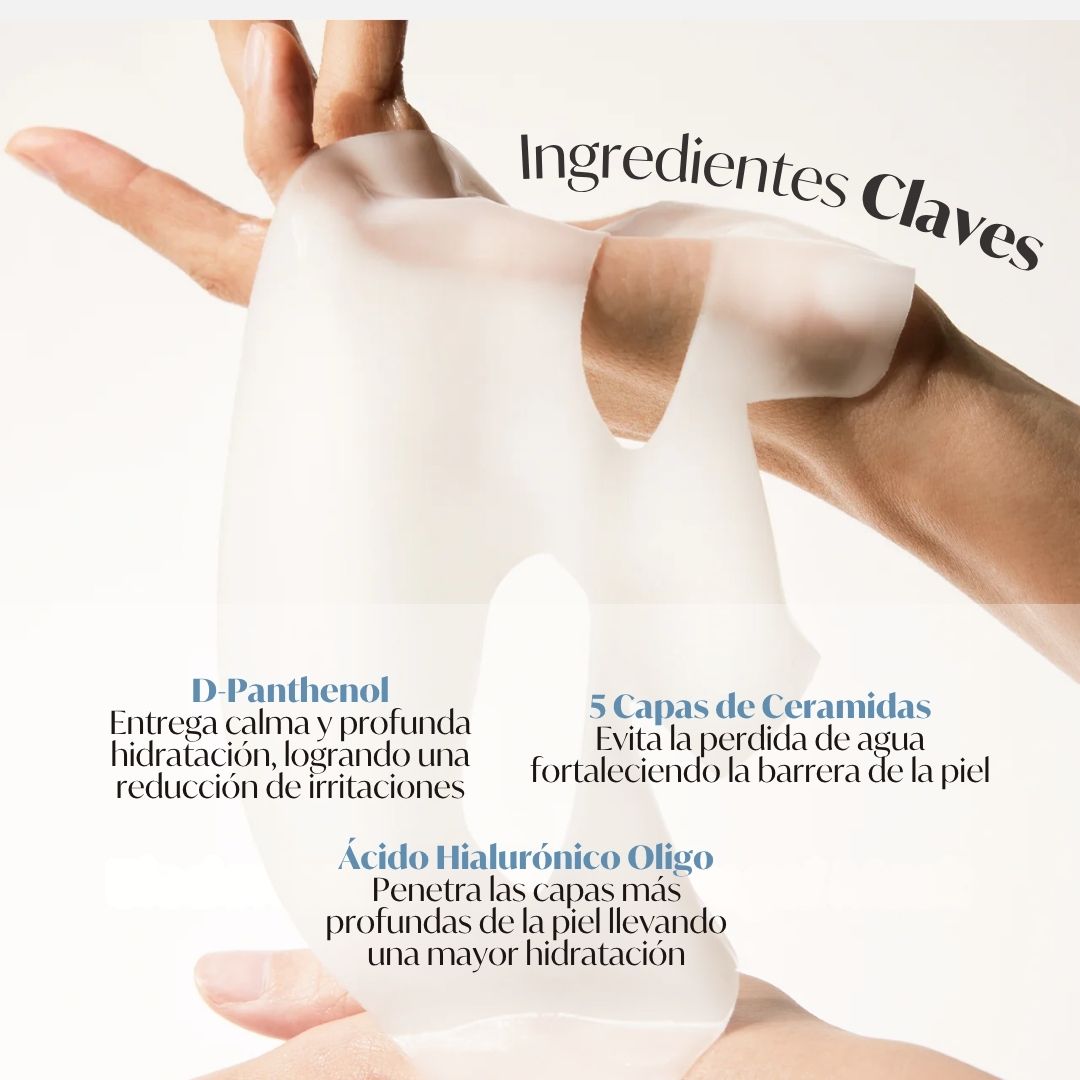MASCARILLA FACIAL HIDROGEL CALMANTE - 1UN - 3