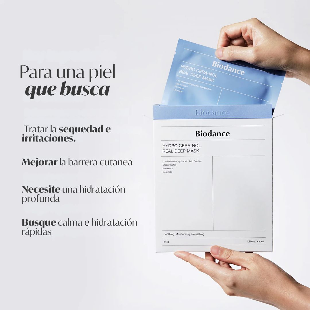 MASCARILLA FACIAL HIDROGEL CALMANTE - 1UN - 4