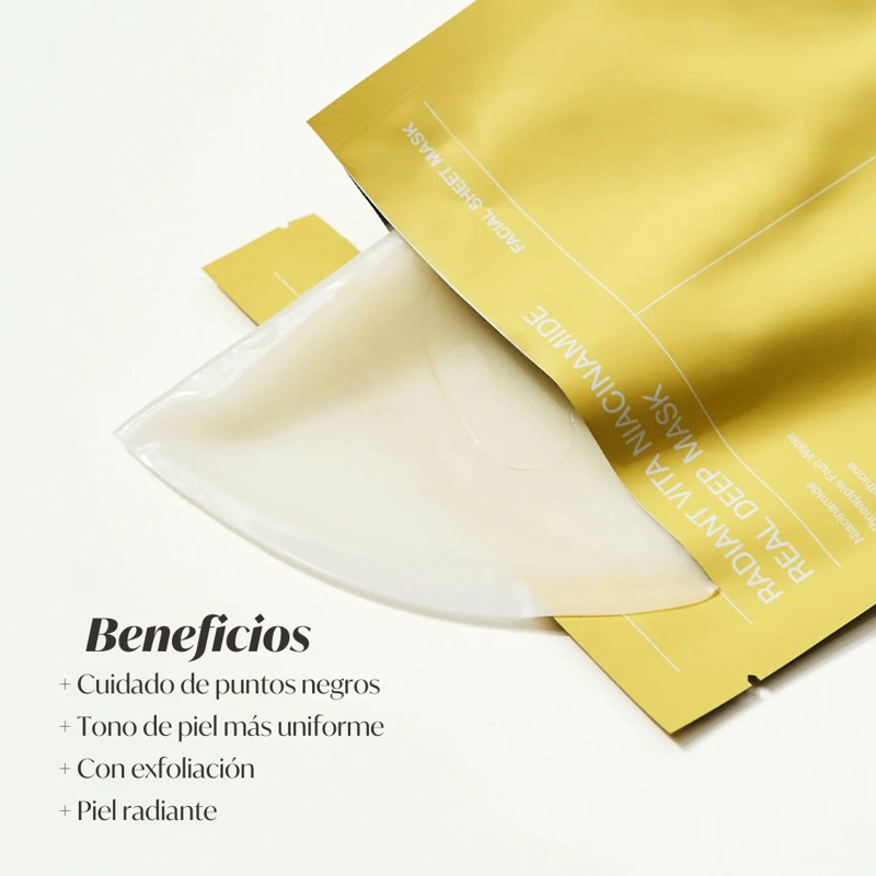 MASCARILLA FACIAL NACINAMIDA  - 1UN - 3