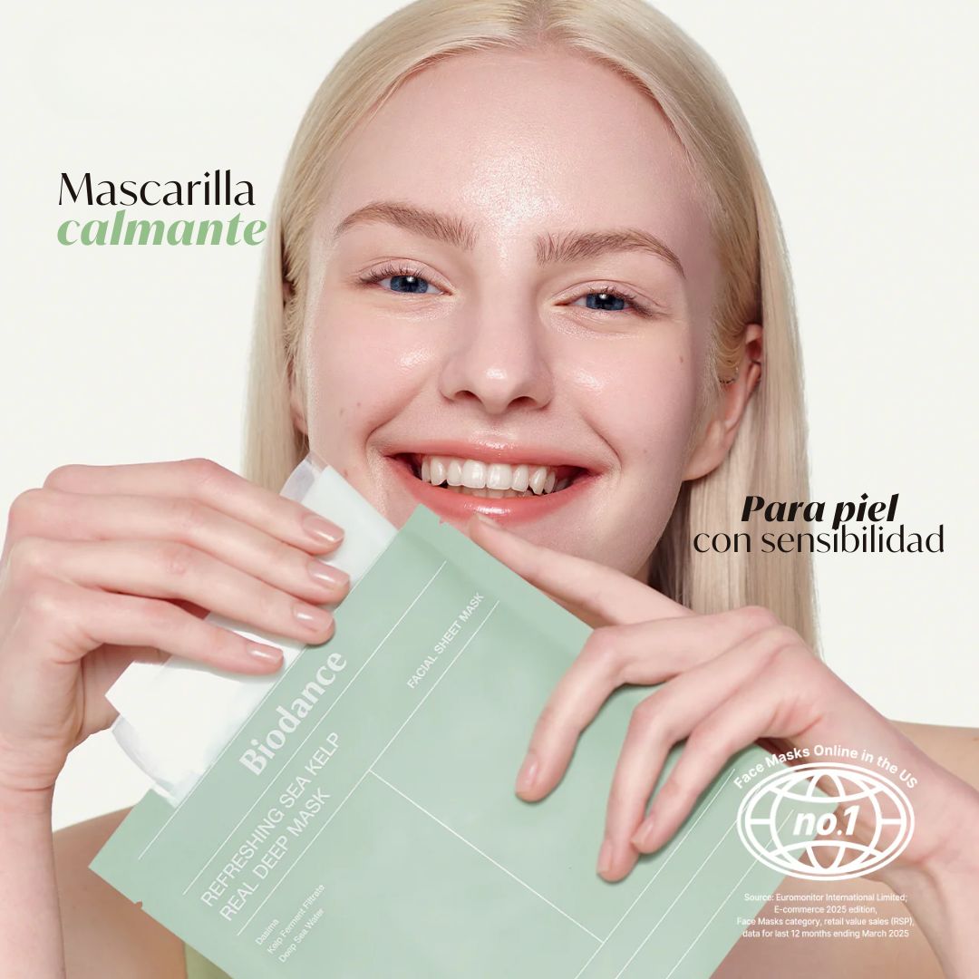 MASCARILLA FACIAL ALGA MARINA - 1UN - 4