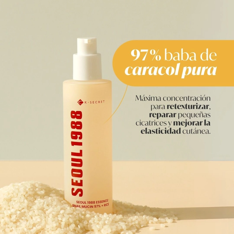 ESENCIA SNAIL MUCIN 97% + RICE - 100ML - 2