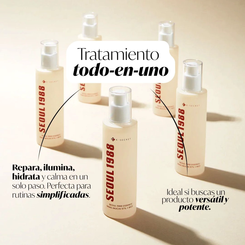 ESENCIA SNAIL MUCIN 97% + RICE - 100ML - 4