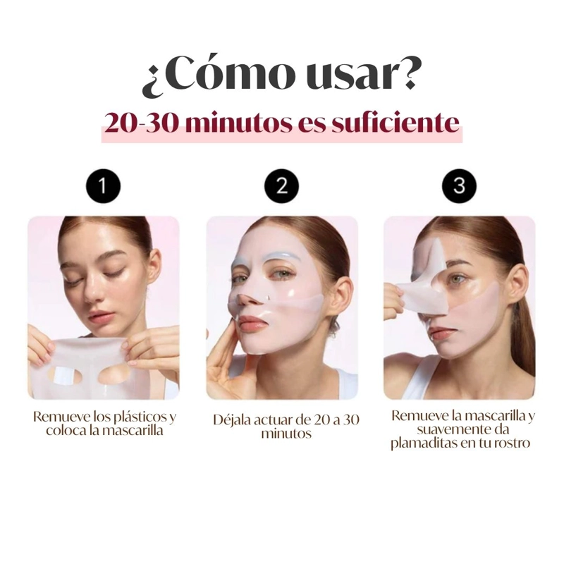 MASCARILLA DE HIDROGEL COREAN - 1UN - 5