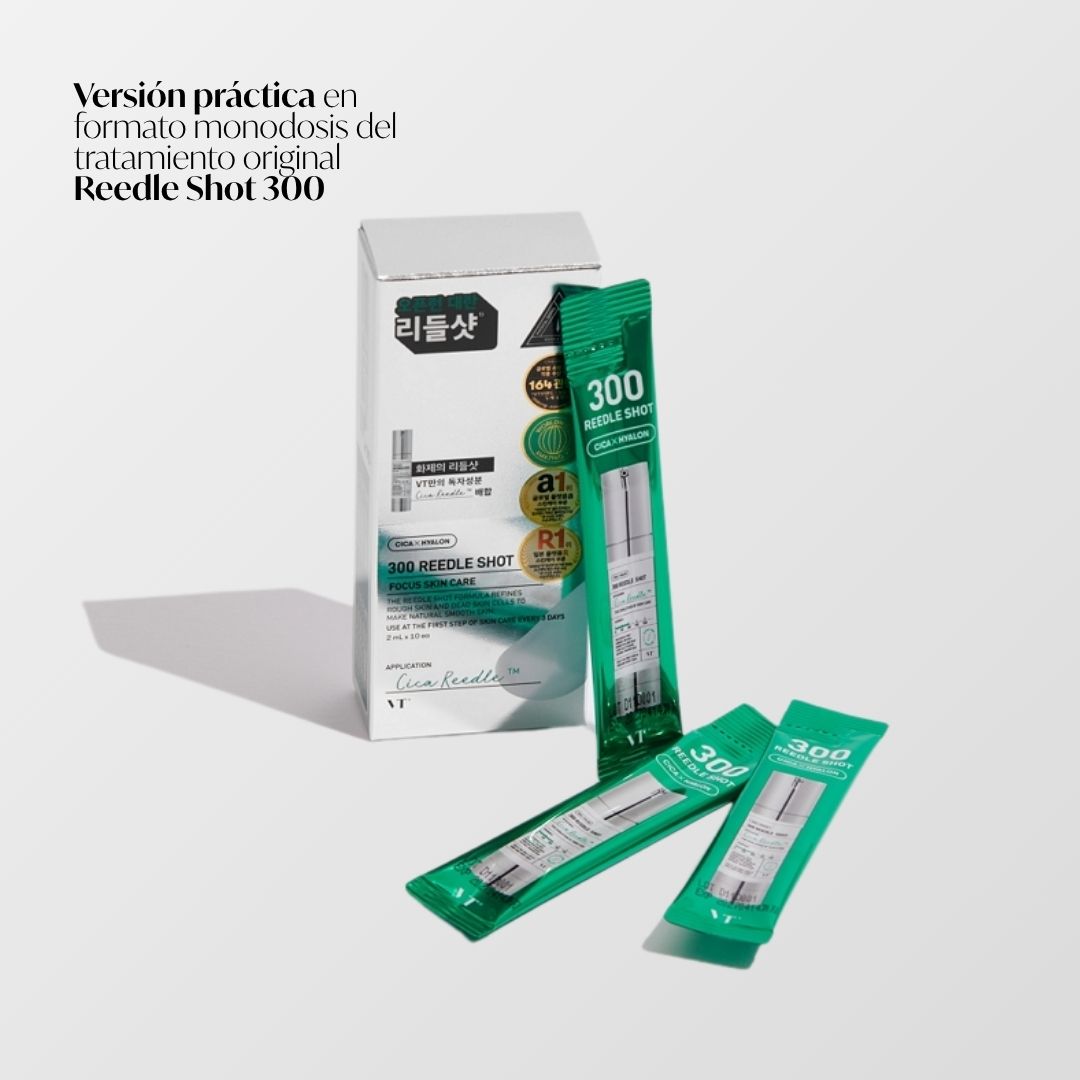 10 SACHET SERUM COREANO DE MICROAGUJAS - REEDLE SHOT 300 MADURA NOCHE - 3
