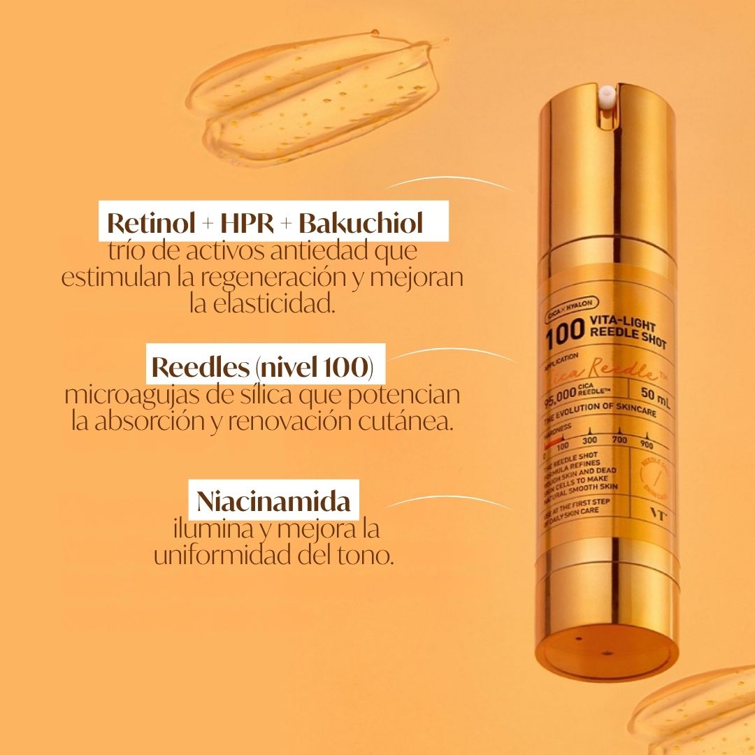 VT SERUM MICROAGUJAS 100 VITAMINA C ANTIMANCHAS TODO TIPO DE PIEL - 3