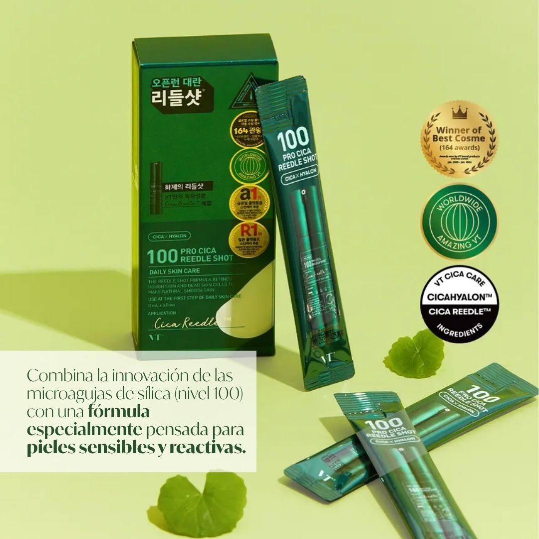VT COSMETICS PRO CICA REEDLE SHOT 100 SUERO CENTELLA DE DE - 2