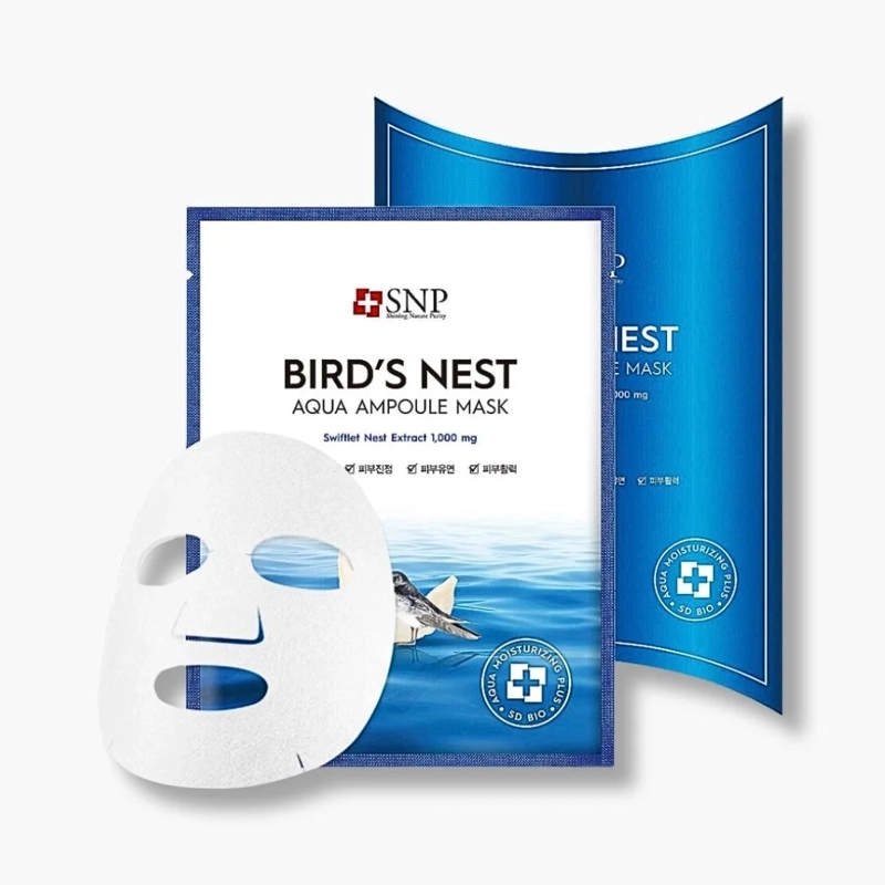 MASCARILLA DE AMPOLLAS BIRDS NEST AQUA - 1
