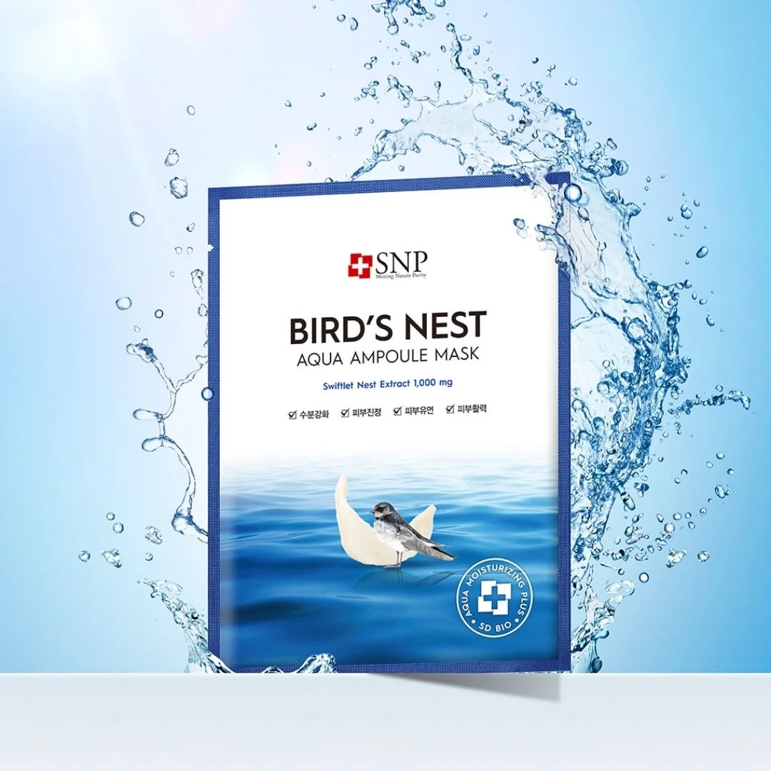 MASCARILLA DE AMPOLLAS BIRDS NEST AQUA - 2