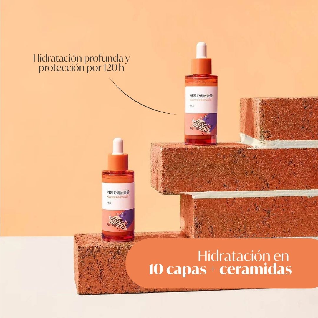 SERUM AMPOLLA ROUND LAB SOYA Y PANTENOL HIDRATANTE - 50ML - 3