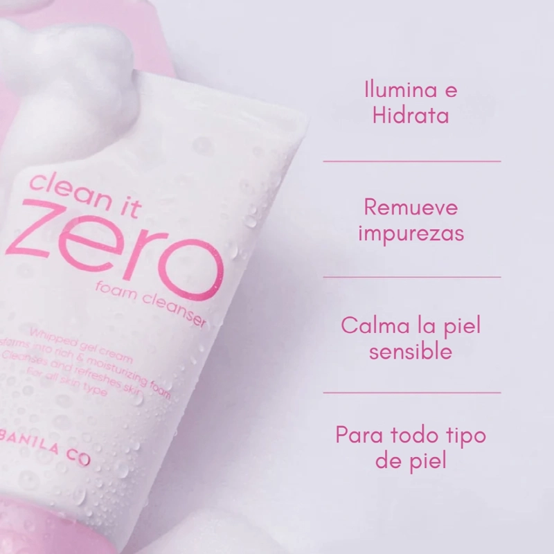 BANILA CO LIMPIADOR DE ESPUMA CLEAN IT ZERO COSME TICA COREANA - 4