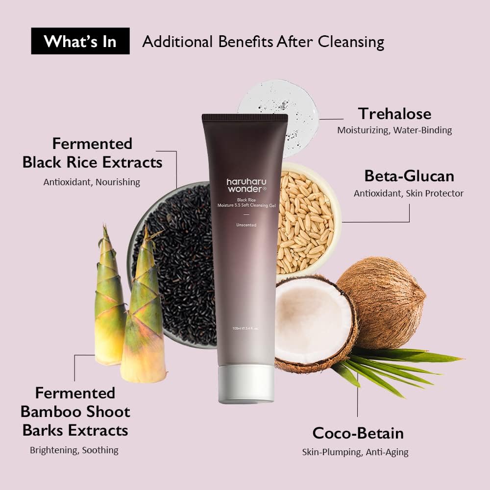 LIMPIADOR “BLACK RICE MOISTURE 5.5 SOFT CLEANSING GEL” - 4