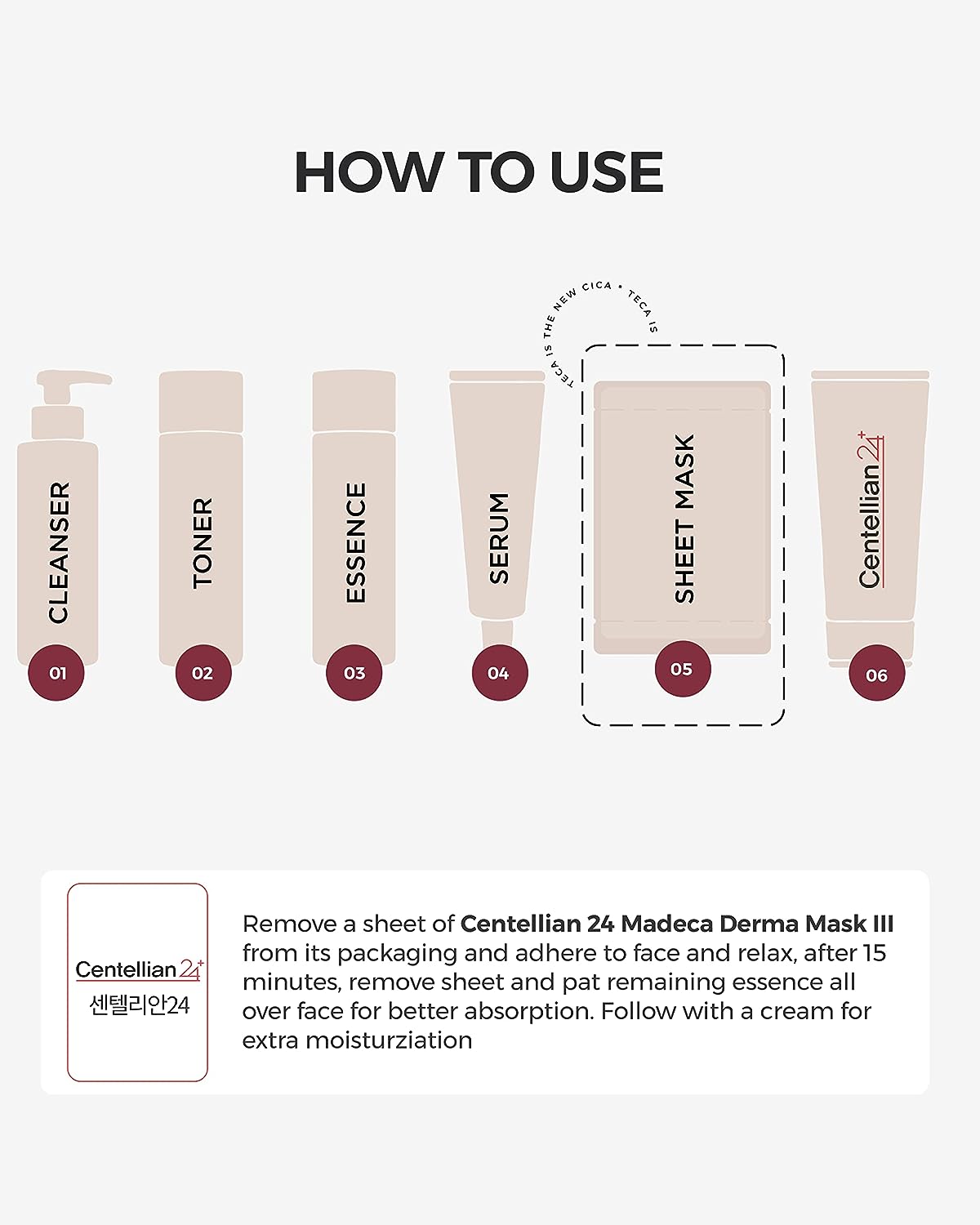 MASCARILLA CALMANTE HIDRATANTE MADECA MASK - 10 UN - 6