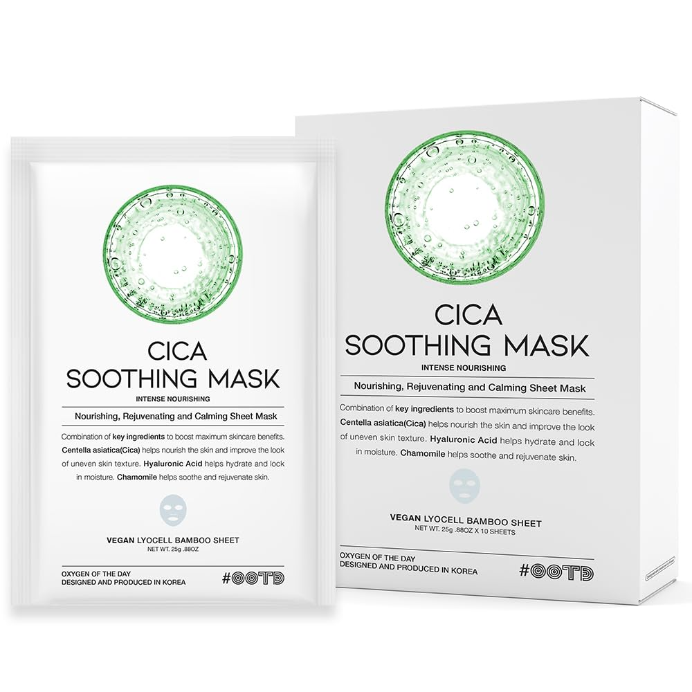 MASCARILLA FACIAL CALMANTE CICA - 10 UN - 1